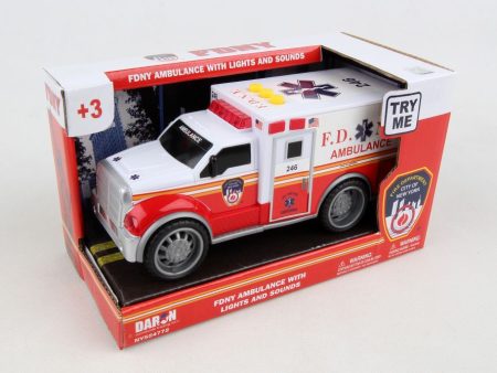 Daron FDNY Ambulance with Lights and Sounds Hot on Sale