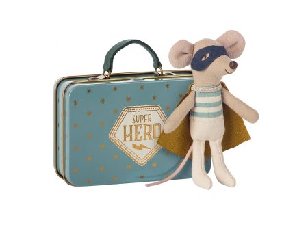 Maileg Superhero Mouse In Suitcase Discount