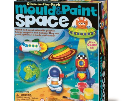 4M Glow-In-The-Dark Mould & Paint - Space Online