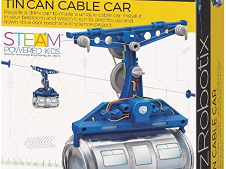 4M KidzRobotix. Tin Can Cable Car Supply