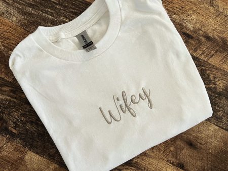 Wifey Tee For Discount