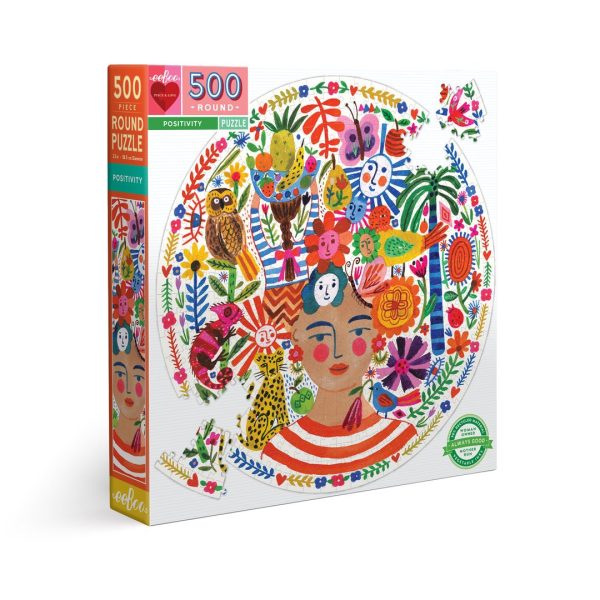 Eeboo Positivity 500 Piece Puzzle Online Sale