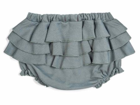 Rylee and Cru Denim Ruffle Bloomer Cheap