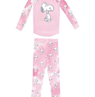 Munki Munki Peanuts Snoopy Pink Tye Dye Sale