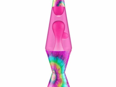 LAVA® LAMP – TIE DYE PINK SPIRAL 14.5” Online Sale