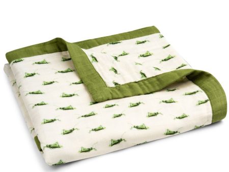 Milkbarn Grasshopper Big Lovey Muslin Blanket Online Hot Sale