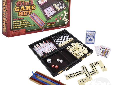 The Toy Network 6 in 1 Game Set Hot on Sale