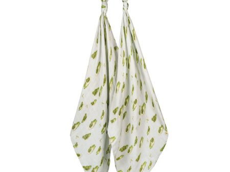 Milkbarn Leapfrog Bamboo Muslin Burp Cloth Online Sale