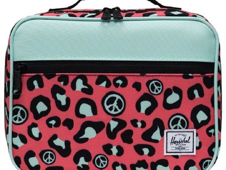 Herschel Kids Pop Quiz Lunch Box: Peace Leopard For Sale