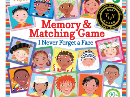 eeboo memory game I never forget a face Hot on Sale