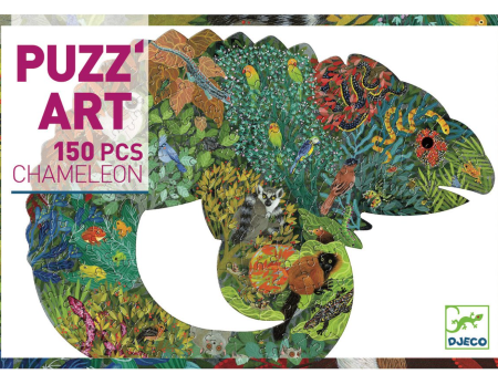 Djeco PUZZ ART chameleon 150 piece puzzle Supply