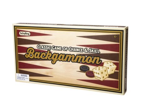 Schylling Classic Game of Chance & Skill Backgammon Discount