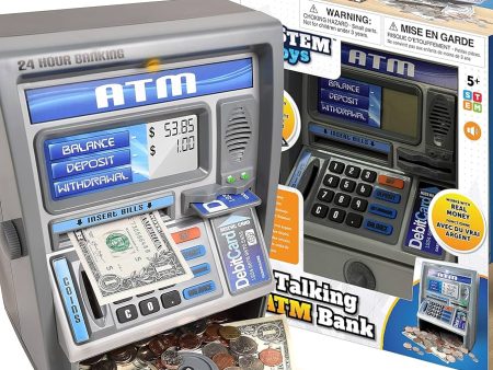 Dr. Stem Toys Talking ATM Bank Online now