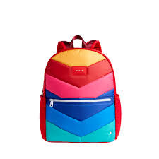 State Bag Kane Kids Large Double Pocket- Rainbow Chevron Online