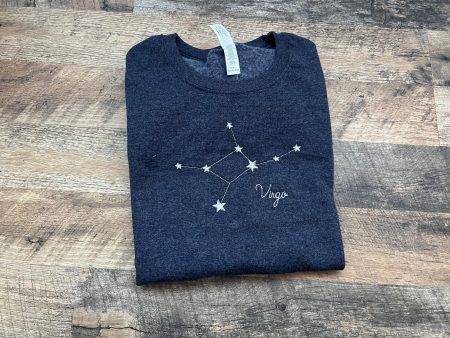 Virgo Heather Navy Crew Online