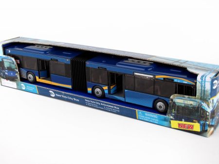 Daron MTA Articulated Bus - Blue Online Hot Sale