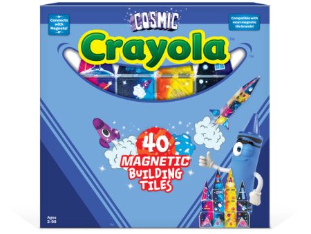 Create-on Crayola Cosmic Magnetic Building Tiles Online Hot Sale