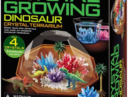 4M Crystal Growing Dinosaur Terrarium For Discount