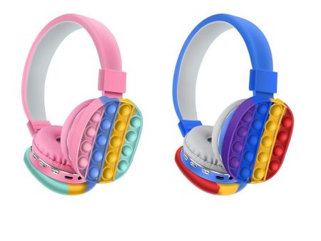 Wireless Bluetooth Pop it Headphones For Sale