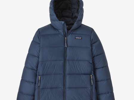 Patagonia 68645 Kids’ Medium Hi-Loft Down Sweater Hoody New Navy Online Hot Sale