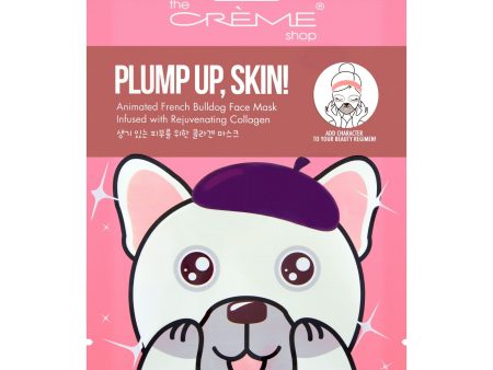 The Creme ShopPlump Up, Skin! Animated French Bulldog Mask - Rejuvenating Collagen Sale