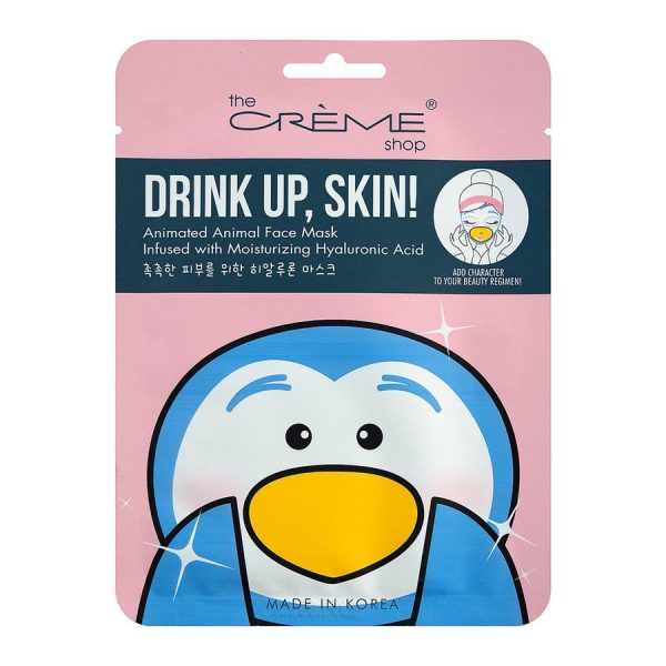 The Creme Shop Drink Up, Skin! Animated Penguin Face Mask - Moisturizing Hyaluronic Acid Online Sale