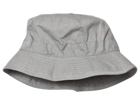 Melton Bucket Hat: Light Grey For Discount