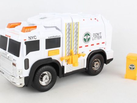 Daron NYC Sanitation Garbage Truck With Lights and Sound Online Sale