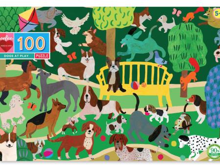 eeboo dogs at play puzzle 100 pieces Supply