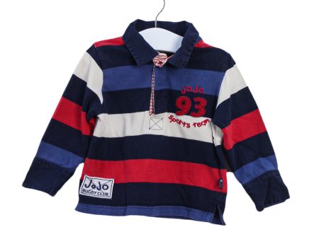 Jojo Maman Bébé Long Sleeve Polo 6-12M on Sale