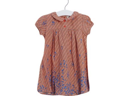 Caramel Short Sleeve Dress 2T Hot on Sale