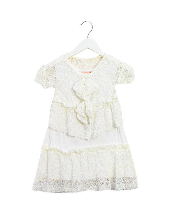 As Know As Ponpoko Short Sleeve Dress 2T - 3T (100cm) For Discount