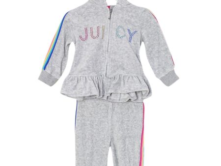 Juicy Couture Sweatshirt and Sweatpants Set 6-9M Sale