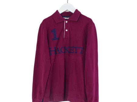 Hackett Long Sleeve Polo 9Y - 10Y Hot on Sale