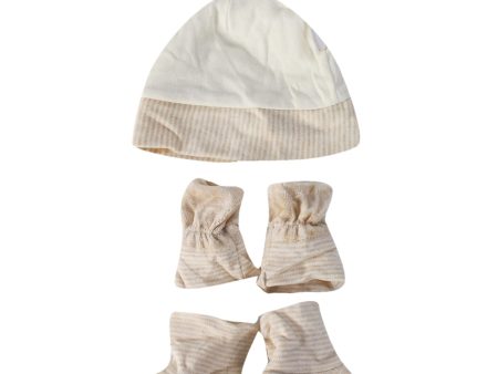 Natures Purest Mittens, Beanie & Booties 3-6M Online now