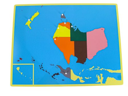 Nienhuis Montessori Australia Puzzle Map O S (5T+) Online