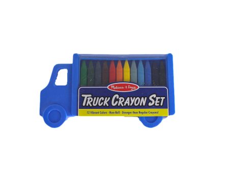 Melissa & Doug Truck Crayon Set O S (For ages 3+) Online