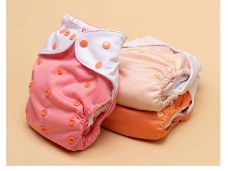 Just Peachy Cloth Diaper O S (6 - 40 lbs, 3 - 20 kg   0 - 36 months) For Cheap