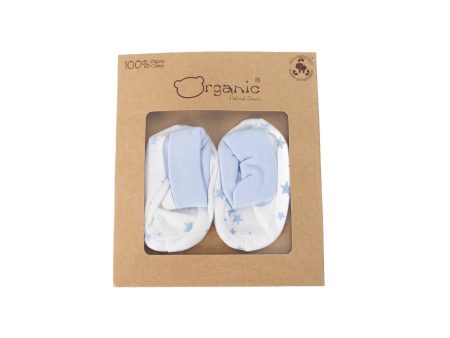 Organic Natural Charm Booties 3-6M (9cm) For Sale