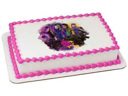 Disney Descendants 3 Edible Cake Topper Image Online now