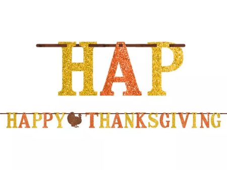 Happy Thanksgiving Letter Banner Online now