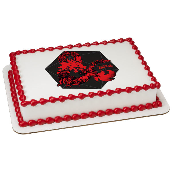 Dungeons & Dragons Endless Adventures Edible Cake Topper Image Discount