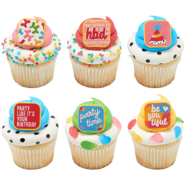 Joyful Expressions Assortment Cupcake Rings Online Sale