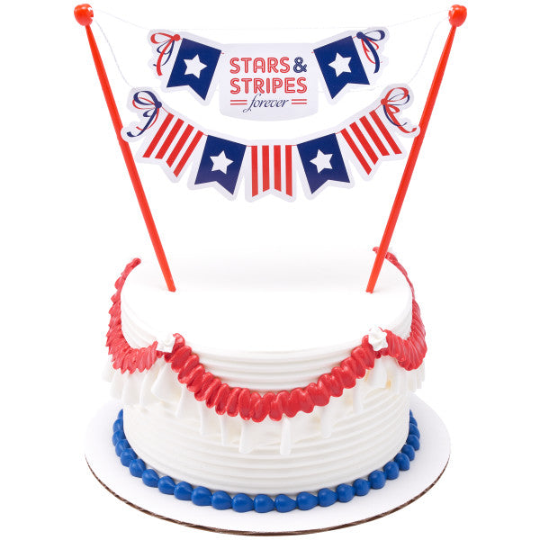 Stars and Stripes Forever Banner Layon For Cheap