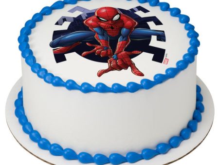 Marvel s Spider-Man Web Edible Cake Topper Image Online now