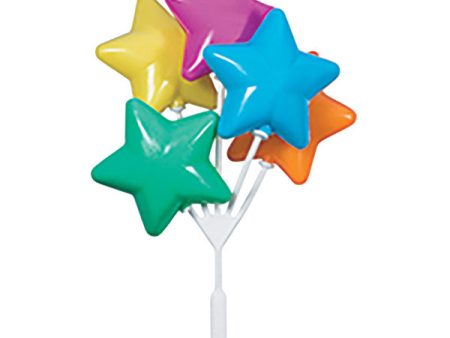 Bright Star Shaped Balloon Cluster DecoPics Supply