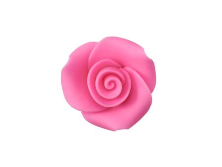 Pink 1  Rose SugarSoft Premium Edible Decorations For Sale