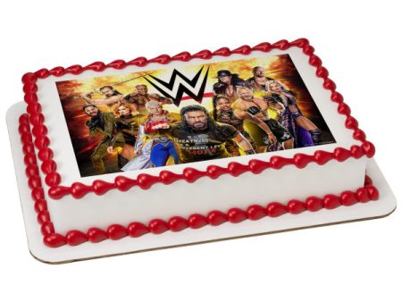 WWE Edible Cake Topper Image Sale