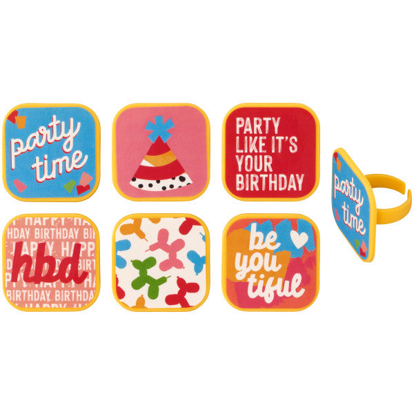 Joyful Expressions Assortment Cupcake Rings Online Sale