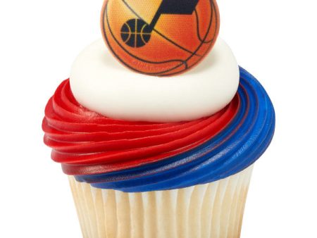 NBA Utah Jazz Basketball Cupcake Rings Discount